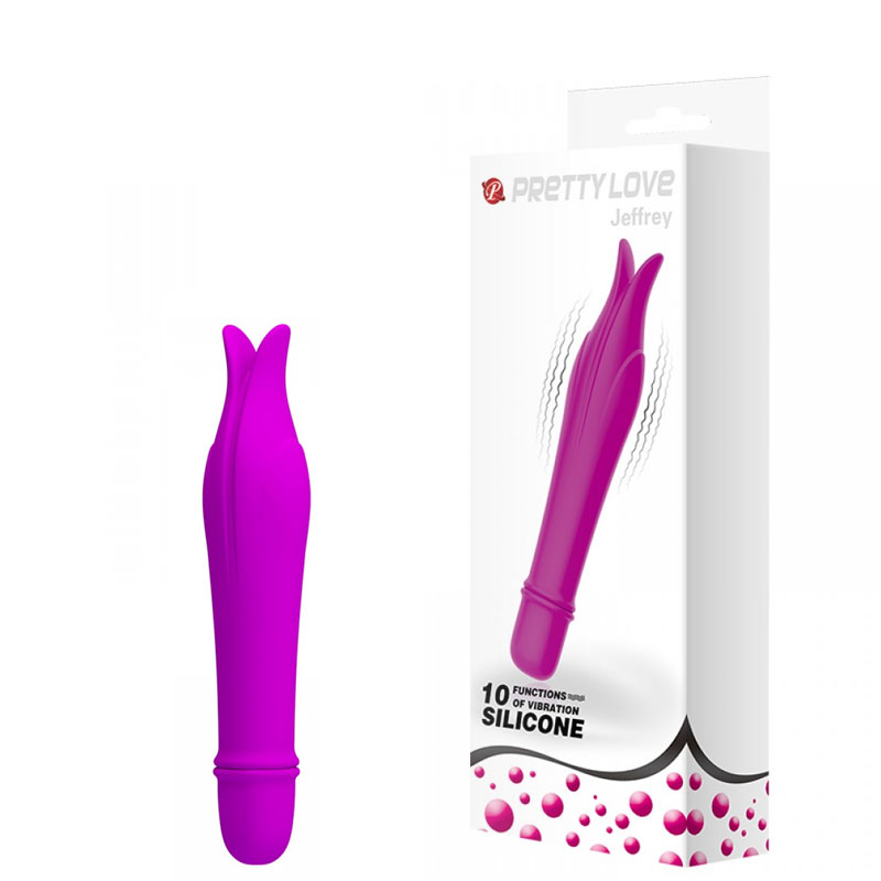 Mini Vibrador Com Duas Pontas E 10 Modos De Vibração Pretty Love Jeffrey Bi 014502 3r Import 4223