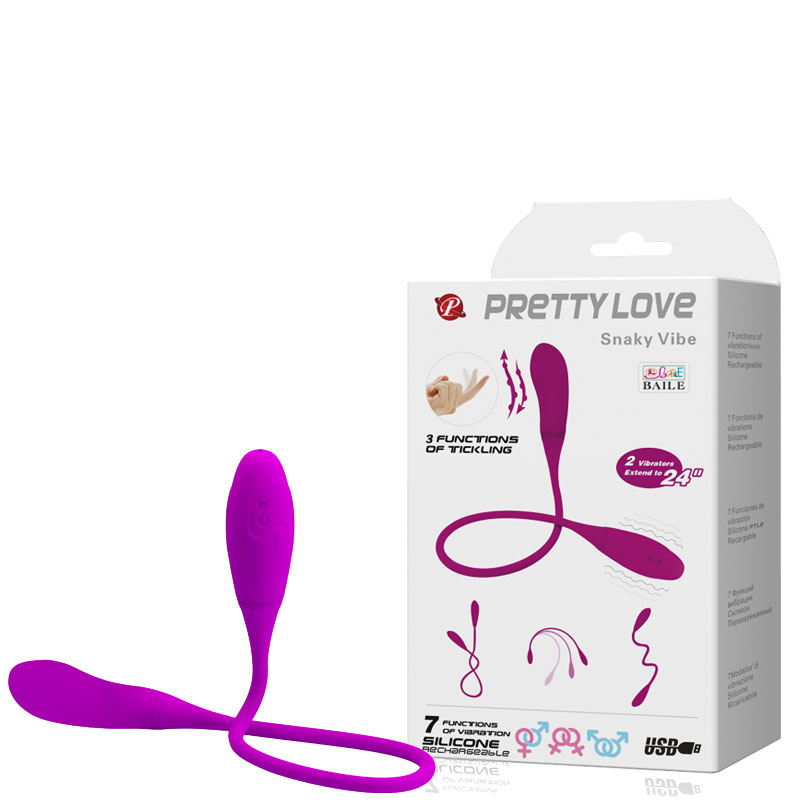 Vibrador Duplo Flexível Com 7 Modos De Vibração Pretty Love Snaky Vibe Bi 014327 3 3r Import 8421